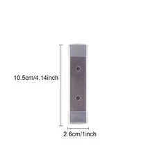 4-Piece Magnetic Toilet Cleaner, Durable, Chemical-Free, No Stains - Toilet Magnet PC Plastic Tube Square Packaging Stain Removal Cleaning Strip For Home, Dorm, Sink Tool - Black - View 8