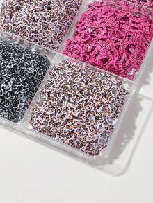 60/20/5pcs Girls Sweet Cool Pink Leopard Print Bangs Clips BB Clips Bow Hair Clips Hair Accessories High Elasticity Durable Non-Damaging Hair Ties Hair Ropes Sweet Versatile Daily Use - Multicolor - View 7