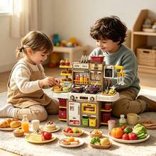 Pink Kitchen Toy Set With Storage, Suitable For Parents And Children, Kitchen Sink Toy. - Multicolor - View 2