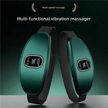 scbestuygo Abdominal Heating Massage Belt, 6-Speed Vibration + 2-Speed Heating Electric Waist Massager, 800mAh Rechargeable Portable Abdominal Massage Belt, Suitable For Waist And Abdominal Relaxation, Home And Office Use - View 8