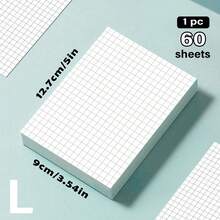 1/3/5/6/10/20pcs, Lined, Grid Sticky Notes, Portable Student Note Marking, Writing Sticky Note Pad, Self-Adhesive Sticky Note Pad Suitable For School Office Large Medium Small School Supplies - White - View 11