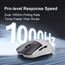 Mouse Gaming Nirkabel MageGee Scout Tri-Mode, Mouse Berkabel Isi Ulang Bluetooth 2.4G Tipe-C, DPI Dapat Diatur Hingga 12000, Desain Ergonomis untuk PC Laptop Pad Windows Gaming Office Hadiah - View 9