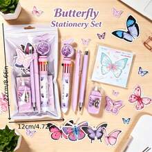 Student Ins Style Back To School Stationery Gift Set, Multi-Color Options, Student Office Use, Teen Girl Gift, Back To School/Back To School Season/Halloween/Christmas Essential - Multiple Styles - View 6