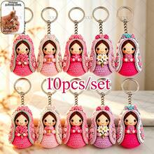 10pcs Keychain Set, Mary Backpack Charm, Unisex, Couple Charm, Commemorative Gift, Car Keychain, Blessing & Grace, Believer Gift, Daily Use, Holiday, Religious Souvenir, Ramadan, Party, Baptism, Wedding And Church Event - Mary Keychain - View 12