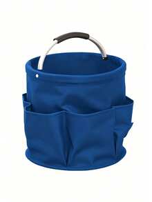 Multifunctional 6-Compartment Folding Storage Basket With Handle, Suitable For Picnic, Beach Or Toiletries Storage, Applicable For Travel, Home, Camping, Gardening And More, Durable And Sturdy - Multicolor - View 14