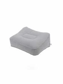 Inflatable Ergonomic Foot Rest Pillow, Portable Soft Elevated Foot Stool Cushion, Lightweight Foot Support Pad For Office Desk Home Sofa Airplane Travel Relieve Leg Fatigue - Multicolor - View 8