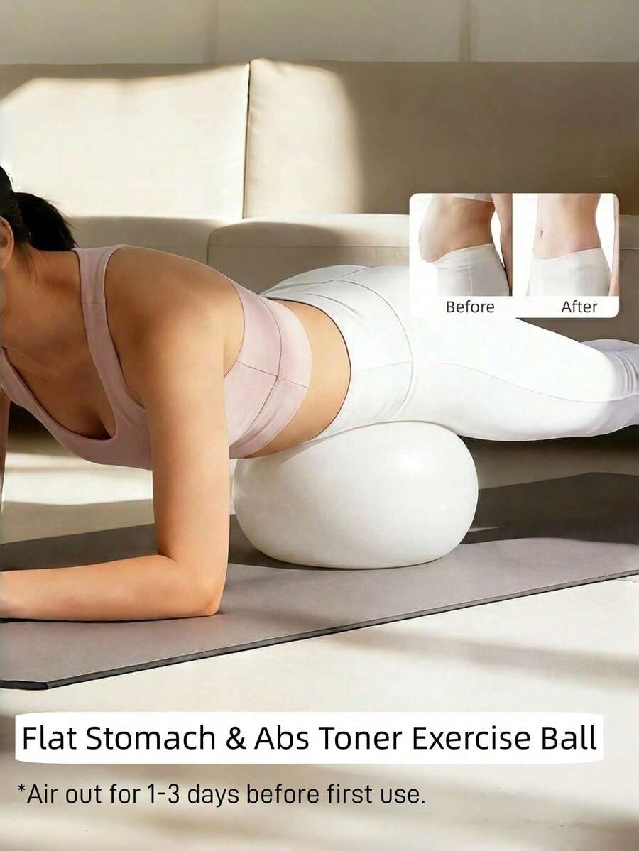 1 buah Bola Pilates Mini Warna Macaron - Bola Latihan Kecil Anti Pecah, Cocok untuk Latihan Otot Inti, Latihan Otot Lantai Panggul, Pemulihan Pasca Melahirkan, Terapi Fisik, dan Peralatan Kebugaran Rumahan untuk Wanita - MultiWarna - View 1