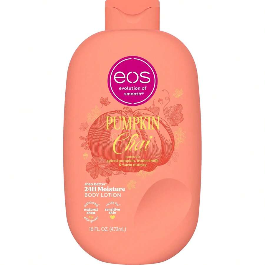 Eos Shea Better Body Lotion, Pumpkin Chai, 24-Hour Moisture, 16 Fl Oz - Pumpkin Chai - View 1