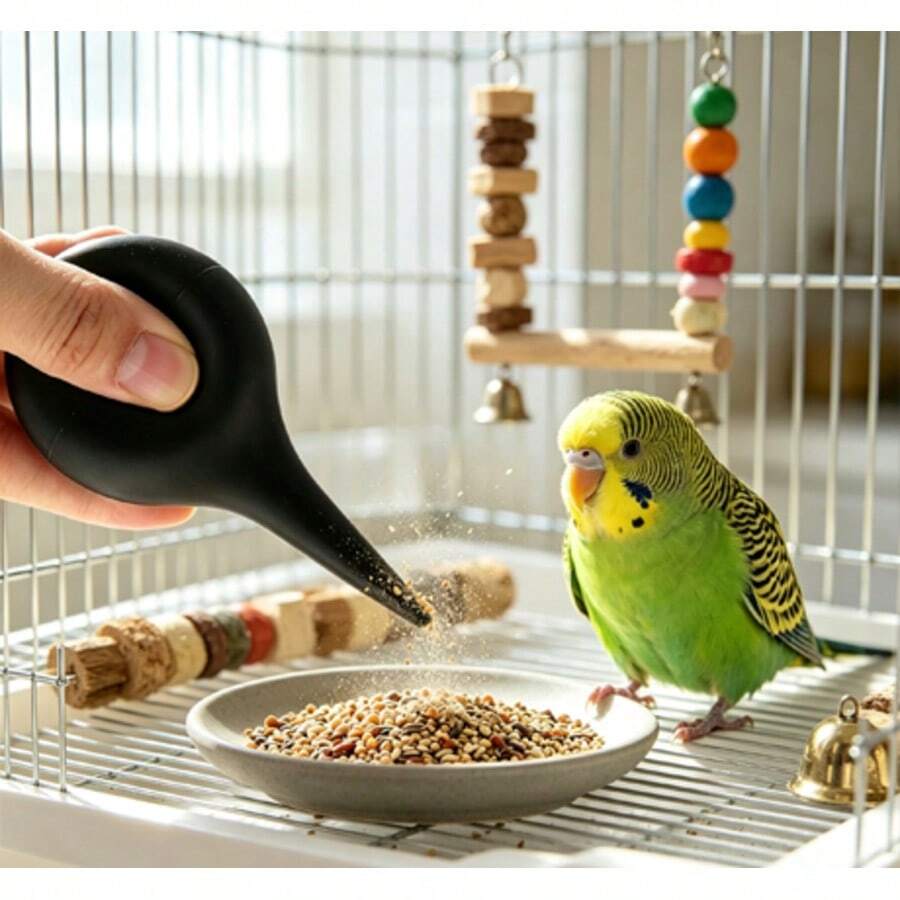 1/3pcs Manual Bird Seed Hull Blower - Faster Separation Of Grain Husks, Bird Seed Cleaning Accessory Tool - View 1