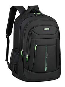 Large Capacity Commuter Laptop Backpack, Durable Oxford Fabric, Multi-Compartment Storage, Student Travel Backpack - Multicolor - View 3