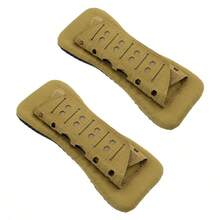 1pc/2pcs Outdoor MOLLE System Tactical Shoulder Pads, Black/Khaki/Army Green, Nylon Material Breathable And Sweat-Absorbing, Tactical Backpack Vest Shoulder Strap Cushion Anti-Slip Padding, Wear-Resistant Shoulder Strap Pad Protective Pad, Laser-Cut Backpack Shock-Absorbing Shoulder Strap Pad, Breathable Sweat-Absorbing Pressure-Relief Protective Pad, Lightweight And Breathable, Tactical Equipment Accessory, Essential For Camping, Hiking, Outdoor Hunting - Multicolor - View 13