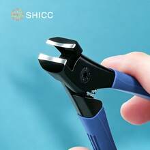 Stainless Steel Blade, Non-Slip Rubber Handle, Rust-Resistant And Durable; Firm Grip. Nail Clipper, Nail File And Nail Buffer. This Wide-Opening Nail Clipper Design Is Convenient To Use, Perfect For Thick And Hard Nails As Well As Toenails. - Blue - View 8