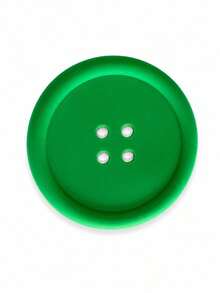 1pc Solid Color Button Shaped Soft Coaster, Non-Slip Heat-Resistant Minimalist Design Suitable For Coffee And Tea Cups, Desktop Protection Pad For Kitchen, Home, Office, Dorm, Party Decor, Eid Al-Adha And Daily Gift Choice, Christmas Atmosphere Small Gift - Multicolor - View 10