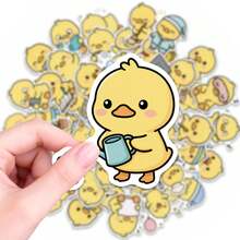50pcs Cute Small Storage Box Luggage Phone Stickers Cartoon Decoration - Multicolor - View 6