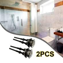 2pcs/Set Universal Dual Flush Toilet Tank Button, Round Flush Valve Button, Suitable For Toilet Seat Tank Valve, Bathroom Replacement Parts, Toilet Accessories, Flush Button - 6 cm - View 10