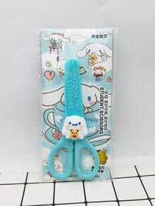 SANRIO 1pc Hello Kitty Stainless Steel Scissors, Cute Stationery Craft Scissors, Multi-Function Fabric Scissors Set, Kawaii Handmade Supplies, Plastic Material, Bow & Heart-Shaped Handle, Suitable For School And Office Use - Upgraded Version - View 10