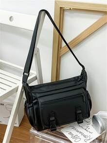 Versatile Large Capacity Men's Shoulder Crossbody Bag - Multicolor - View 2