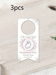 Customized Water Bottle Labels, Personalized Name And Event Date, Elegant Decoration, Suitable For Weddings, Parties, Birthdays And Christenings, Ideal Gifts For Brides, Grooms And Guests, Perfect For Receptions, Bridal Showers, Engagements, Also As Toast And Souvenir Labels - Multicolor - View 23