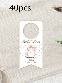 Customized Water Bottle Labels, Personalized Name And Event Date, Elegant Decoration, Suitable For Weddings, Parties, Birthdays And Christenings, Ideal Gifts For Brides, Grooms And Guests, Perfect For Receptions, Bridal Showers, Engagements, Also As Toast And Souvenir Labels - Multicolor - View 19