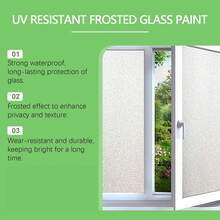 Frosted Glass Paint, Multi-Functional Moisture-Proof Light-Blocking Privacy Protection Wear-Resistant Glass Paint, Specially Designed For Strong Adhesion To Glass Surfaces, Prevents Privacy Peeking And Office Disturbance, Gift For Family And Friends, Back To School Season Gift - A - View 7