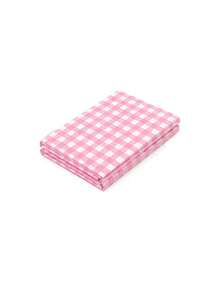 Pink Plaid Rectangular Tablecloth, Pink And White Checkered, Suitable For Parties, Outdoor Picnics, Birthdays, Weddings - Pink Plaid - View 9