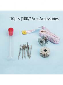 EDCUEBE7 100PCS Universal Stainless Steel Sewing Machine Needles With Threader, Sewing Machine Accessories Sewing Tools. Suitable For Singer, Brother, Janome, Varmax, (Random Storage Box Style) - Multiple Styles - View 14