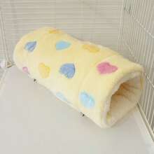 Winter Hamster Tunnel Squirrel Hammock Passage Sugar Glider Guinea Pig Plush Sleeping Bag Nest - A - View 14
