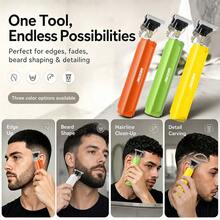 WEEME 1pc Professional Men's Wireless Electric Foil Shaver, USB-C Charging, With Sideburn Trimmer, Portable Precision Grooming Tool, Suitable For Home And Travel - Multicolor - View 4