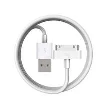 1 cáp sạc đồng bộ USB 30 chân, tương thích với các thiết bị Apple đời cũ, tương thích với iPhone 4/4S 3G/3GS, 1/2/3, iPod Nano/iPod Touch - trắng - Xem 9