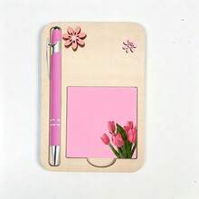 Personalized Memo Set With Pen, Engraved Wooden Desktop Organizer, Sticky Notes To-Do List Reminder, Stationery Gift Suitable For Colleagues, Students And Home Office - Sets - View 14