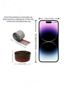1 Roll 36mm X 1M Door Bottom Seal Strip, Windproof, Soundproof, Waterproof, With Adhesive, Suitable For Gaps Between Glass And Wooden Doors, Can Block Airflow And Prevent Wind And Rain - A - View 3