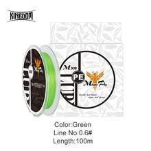 KINGDOM MX8 Micro Fishing Line 100m 150m 4 Strands Ultra Thin Braided PE Leader Line Untuk Memancing Ikan Mas Kuat Tahan Lama Permukaan Halus Diameter Akurat - MultiWarna - View 26