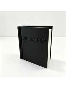 3D Printed Book-Shaped Bookmark, Combines Storage And Display Functions, Cute Desktop Organizer For Book Lovers, Creative Gift For Bookworms. Suitable For Teacher's Day, Graduation Season, Christmas, Birthday And Other Occasions, Can Be Used As A Souvenir, Also A Beautiful Decoration For Study And Office Desk - Multicolor - View 5