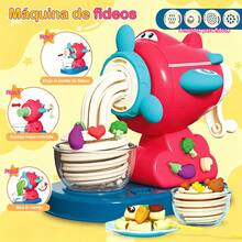 Set de Juguete Máquina de Pasta en Forma de Avión para Masa Colorida, Incluye Moldes y Herramientas, Juego de Imitación de Cocina - Multicolor - Ver 3