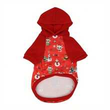 New Printed Christmas Hoodie Sweatshirt For Small And Medium Dogs, Warm Autumn/Winter Clothing, Universal For Cats And Dogs, Pet Christmas New Year Gift (Size Runs Small, Recommend Choosing 1-2 Sizes Larger) - Multicolor - View 32
