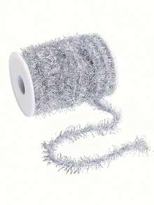 1 Roll Christmas Metal Garland - 4 Colors Length, Suitable For Christmas Tree, Birthday Party, Wedding, And Other Holiday Decorations. - Multi-color - View 15