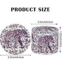 Premium Zinc Alloy Manual Grinder - 63mm Large High-Efficiency Spice Grinder, Vanilla Crusher (UV Printed Colorful Elephant Pattern) Exquisite Gift For Men And Women, Birthday Gift, Holiday Gift, Christmas Gift - View 2