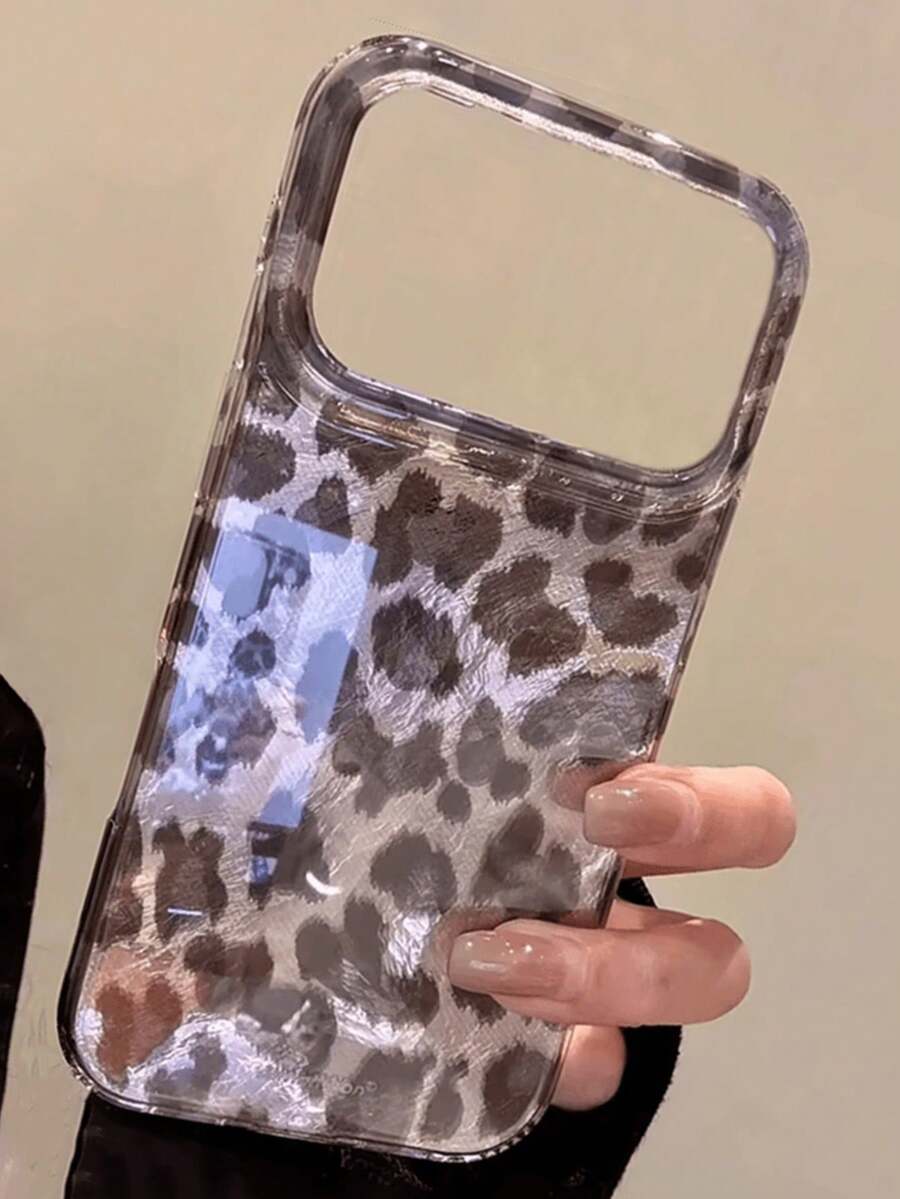 1pc Y2K Hot Girl Leopard Print Swirl Texture Phone Case Hard Shell Compatible With IPhone18/18Pro/18ProMax/17/17Pro/17ProMax/16/16Pro/16Plus/16ProMax/15/15Pro/15ProMax/14/14Pro/14ProMax/13/13Pro/13ProMax Halloween Gift, Best Friend Gift, Fashion Enthusiast - Multicolor - View 1