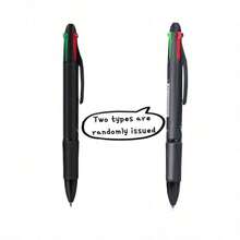 1/5 buah Pulpen Tinta Netral 4-in-1, Pulpen Ballpoint 4 Warna yang Dapat Ditarik, Tulisan Halus, Alat Tulis Desain Klip Saku Portabel, Cocok untuk Remaja, Pelajar, dan Pekerja Kantoran - Berbagai gaya - View 4