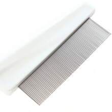 1pc Pet Face Comb, Fine Teeth Efficient Cleaning, PP Material Fine Teeth Design (Rounded Tips Won't Scratch Pet's Delicate Facial Skin, Deeply Comb Hair Roots), Precisely Remove Lice, Loose Hair And Fine Dirt - White - View 12