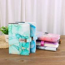 A5 Fashion Password Lock Diary Notebook Creative Planner Student Memo Stationery Notebook Meeting Notes - A5 blank - View 1