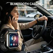 ZhiKexing 2.01 Inch Full Screen Smart Watch, Compatible With IOS And Android Phones, (Bluetooth Call/Dial), Multiple Sports Modes/Massive Watch Faces/Built-In Games/AI Voice Control/Unisex Smart Sports Watch - View 7