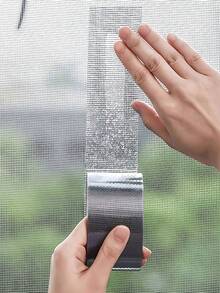 Roll Self-Adhesive Mesh Window Repair Tape Screen Repair Tape Self Adhesive Mesh Patch Suitable For Kitchen Dorm/Curtain Home Window Repair Camping Curtains Outdoor Bedroom Bathroom Kitchen Home Essentials Accessories - Multicolor - View 5