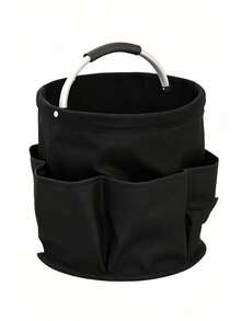 Multifunctional 6-Compartment Folding Storage Basket With Handle, Suitable For Picnic, Beach Or Toiletries Storage, Applicable For Travel, Home, Camping, Gardening And More, Durable And Sturdy - Multicolor - View 13
