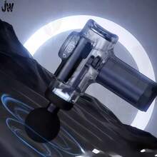 JW Massage Gun Professional Massage Gun - Multiple Massage Heads For Various Body Parts. USB Charging Device. Compact And Lightweight Design. Suitable For Use At Home, Office, And During Travel. Large Promotion Of Massage Hammer. - Multicolor - View 5