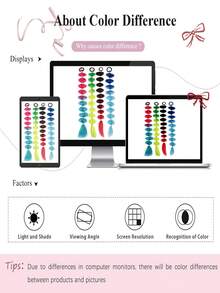 2pcs Of Colorful 24 Inch Synthetic Bubble Ponytail Hair Extensions, Suitable For Daily Carnival Festival And Gathering Wear - Multicolor - View 7
