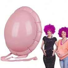 1pc PVC Inflatable Santa Claus Big Belly Cosplay Party Prop Fake Pregnant Belly - A - View 4
