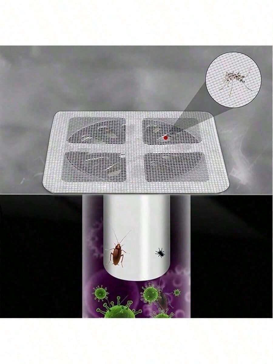20Pcs Premium Bathroom Sink Drain Strainers, Effective Hair Catchers & Anti-Insect Sewer Filters, Fits Toilet, Bathroom Sink & Floor Drain, Easy Install, Fast Drainage - 10pcs-10 * 10cm - View 1