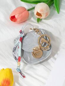 CHARM INFINITE New Coin Purse, Creative Keychain Small Bag, Korean Style Mini Cute Semi-Circle Wallet, Fashion Versatile Minimalist Luxury Windmill Key Handbag - Multicolor - View 29