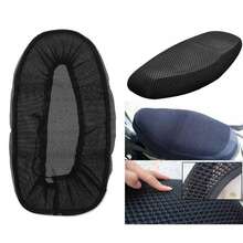 1pc Motorcycle Seat Cover 3D Mesh Protective Cover Anti-Slip Pad Mesh Anti-Slip Pad Mesh Electric Scooter Seat Cover - A - View 10